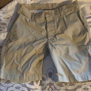 Tan walking shorts